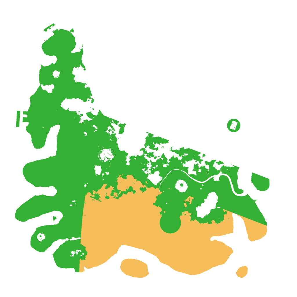 Biome Rust Map: Procedural Map, Size: 3700, Seed: 1323230858