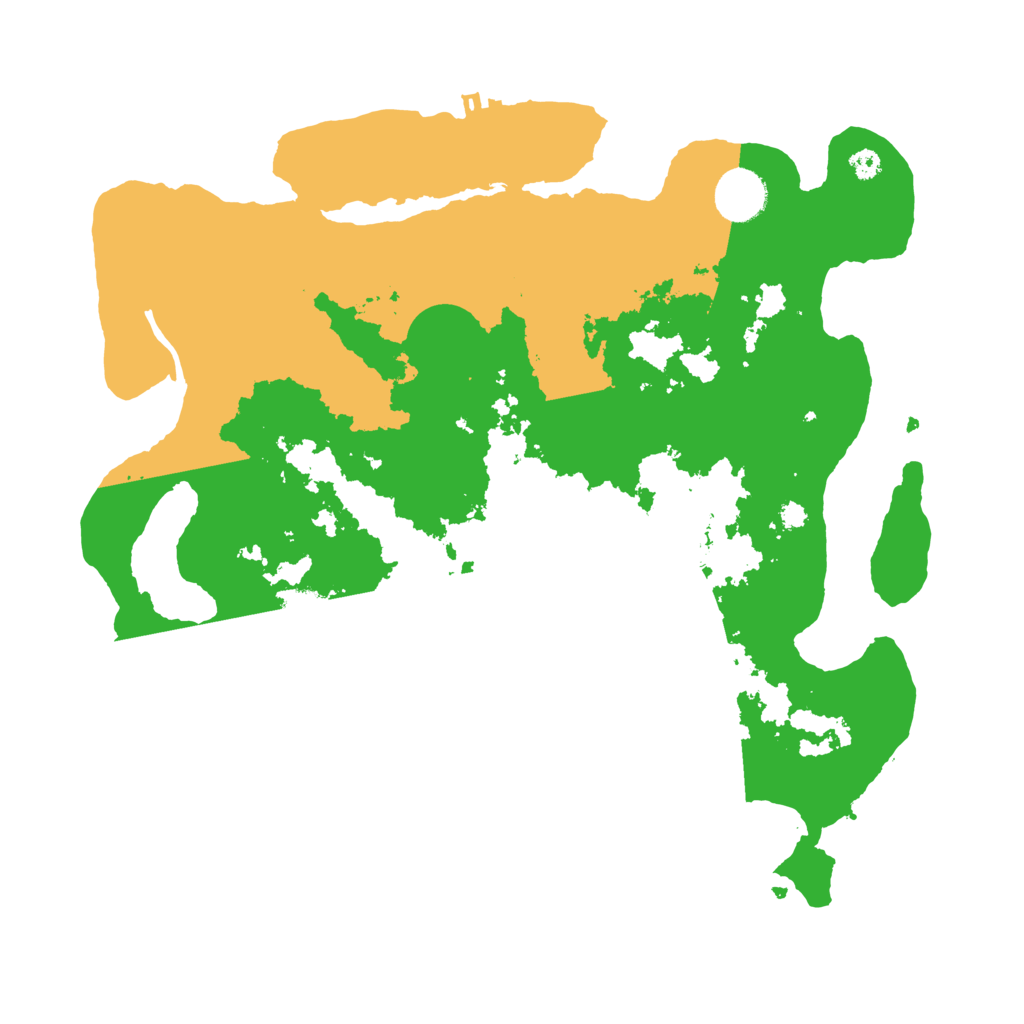 Biome Rust Map: Procedural Map, Size: 3500, Seed: 9824969