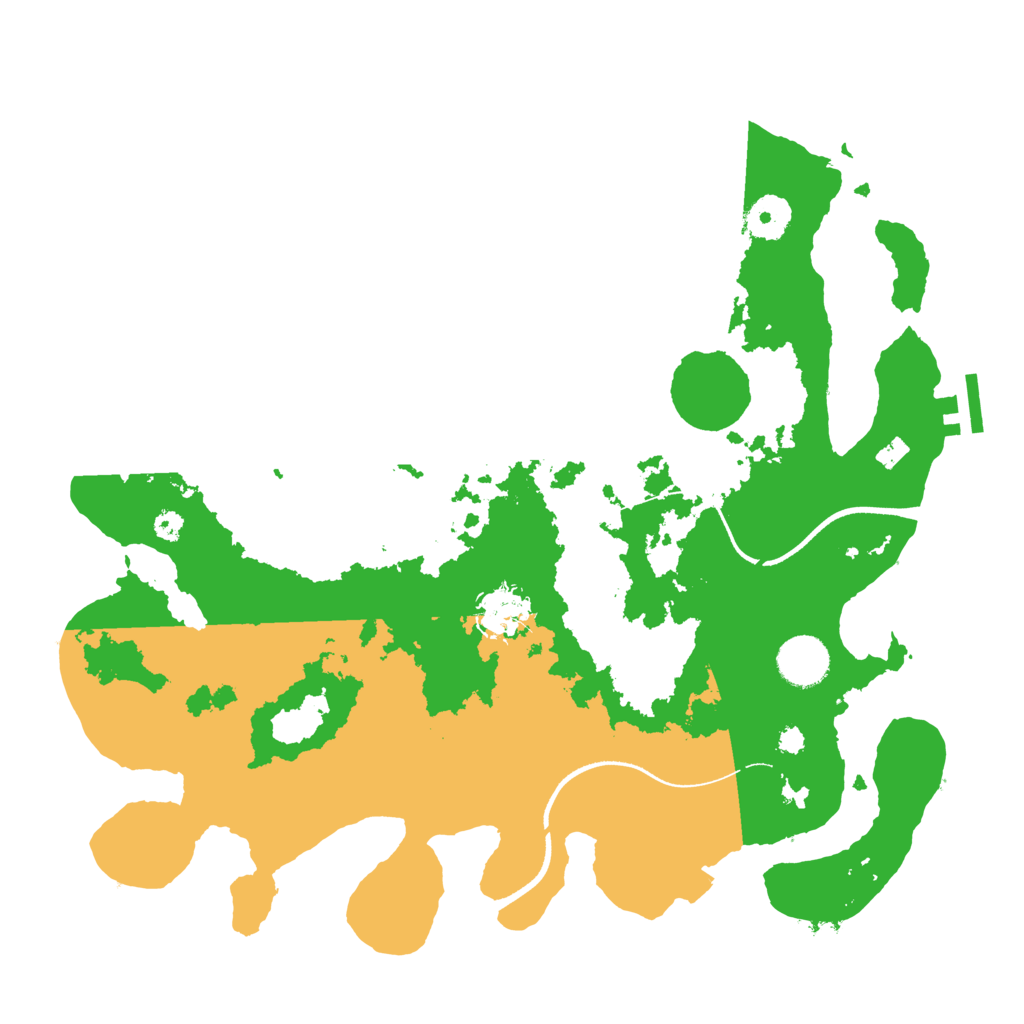 Biome Rust Map: Procedural Map, Size: 3500, Seed: 968481701