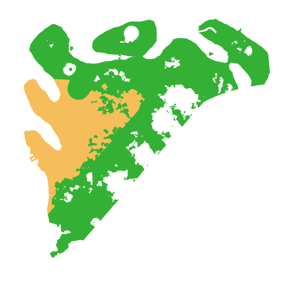 Biome Rust Map: Procedural Map, Size: 3500, Seed: 1989050166