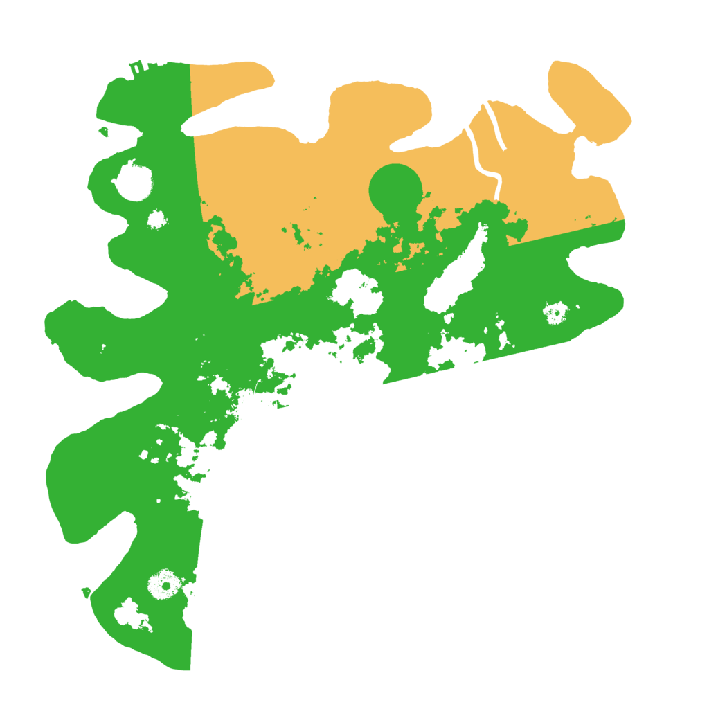 Biome Rust Map: Procedural Map, Size: 3500, Seed: 15000