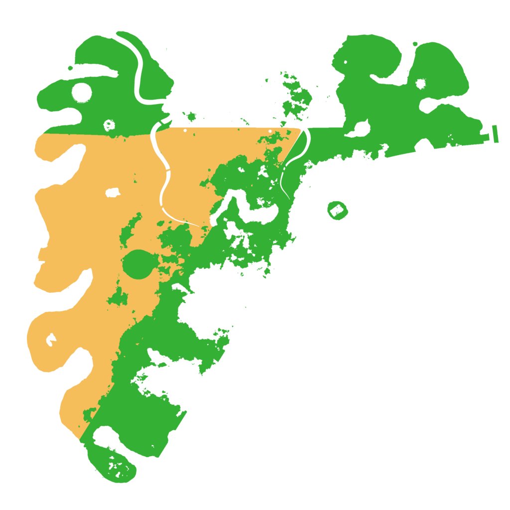 Biome Rust Map: Procedural Map, Size: 4500, Seed: 2075