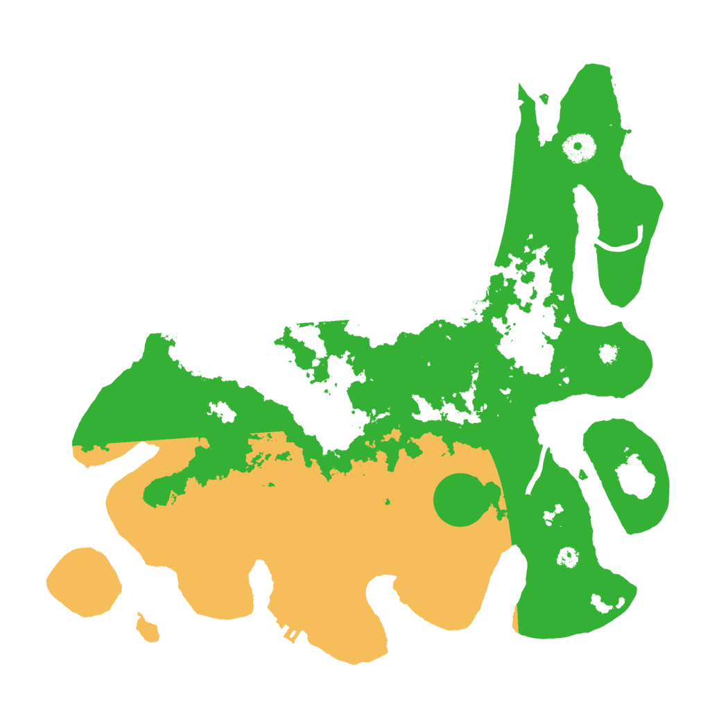 Biome Rust Map: Procedural Map, Size: 3500, Seed: 1317987289