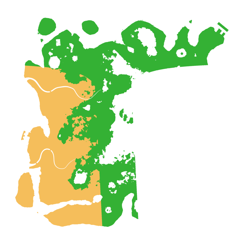 Biome Rust Map: Procedural Map, Size: 3850, Seed: 977552