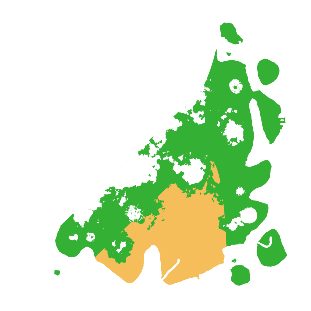Biome Rust Map: Procedural Map, Size: 3500, Seed: 2044842729