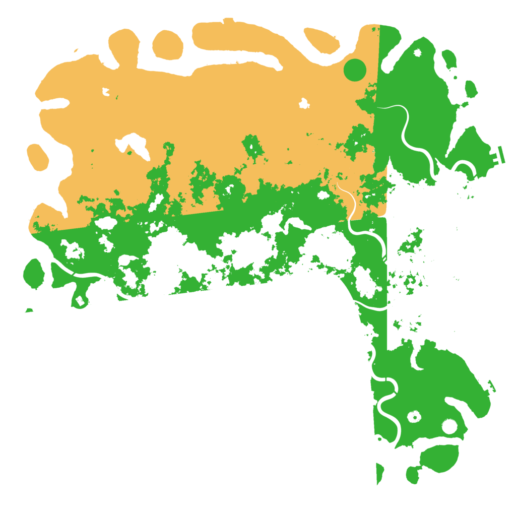 Biome Rust Map: Procedural Map, Size: 6000, Seed: 1774148249