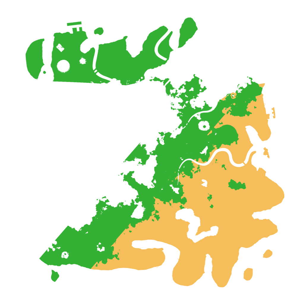 Biome Rust Map: Procedural Map, Size: 4250, Seed: 625163102
