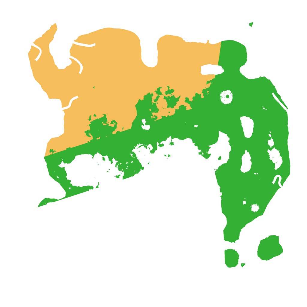 Biome Rust Map: Procedural Map, Size: 3500, Seed: 26246776
