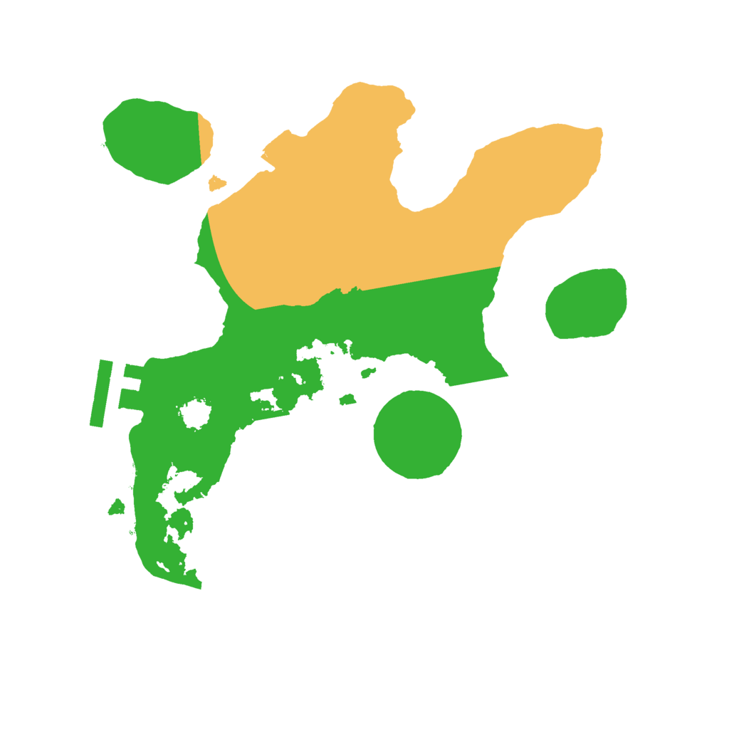 Biome Rust Map: Procedural Map, Size: 2200, Seed: 77