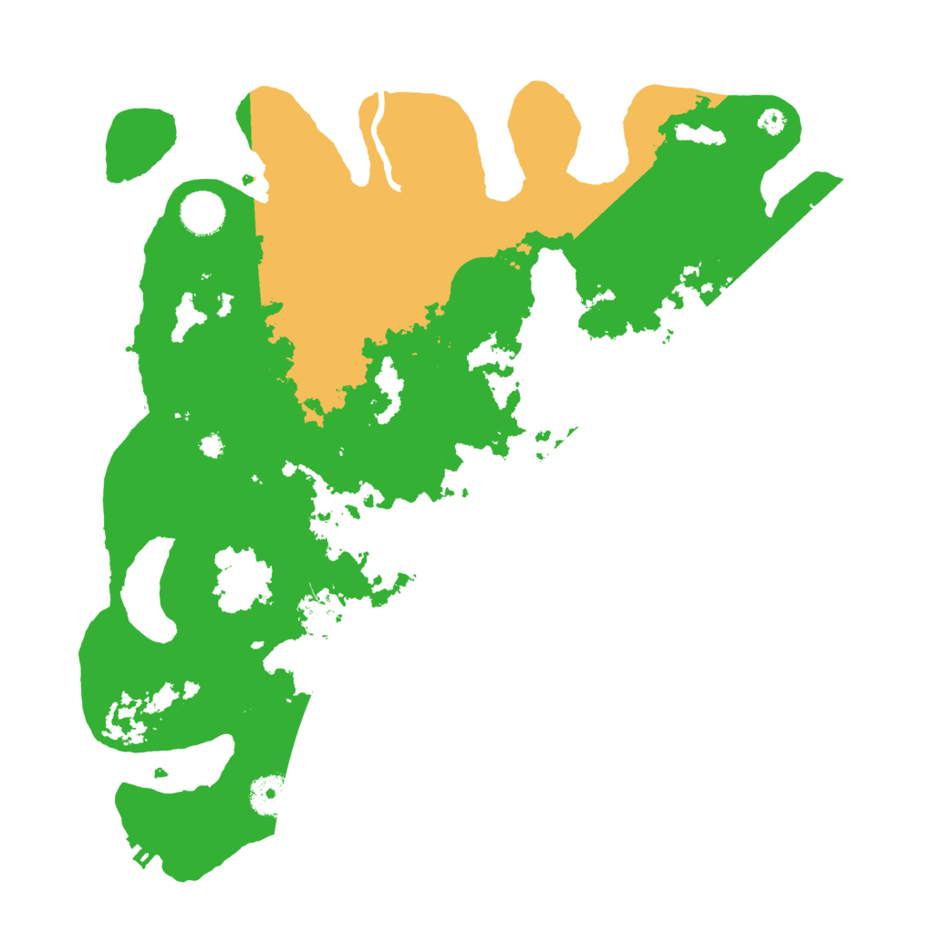 Biome Rust Map: Procedural Map, Size: 3700, Seed: 2043036674