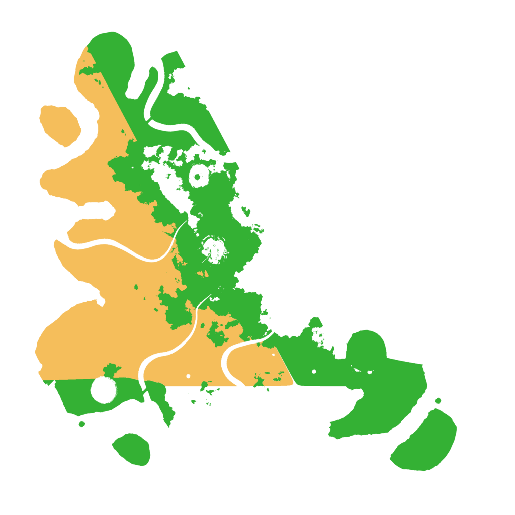 Biome Rust Map: Procedural Map, Size: 3500, Seed: 1794854571