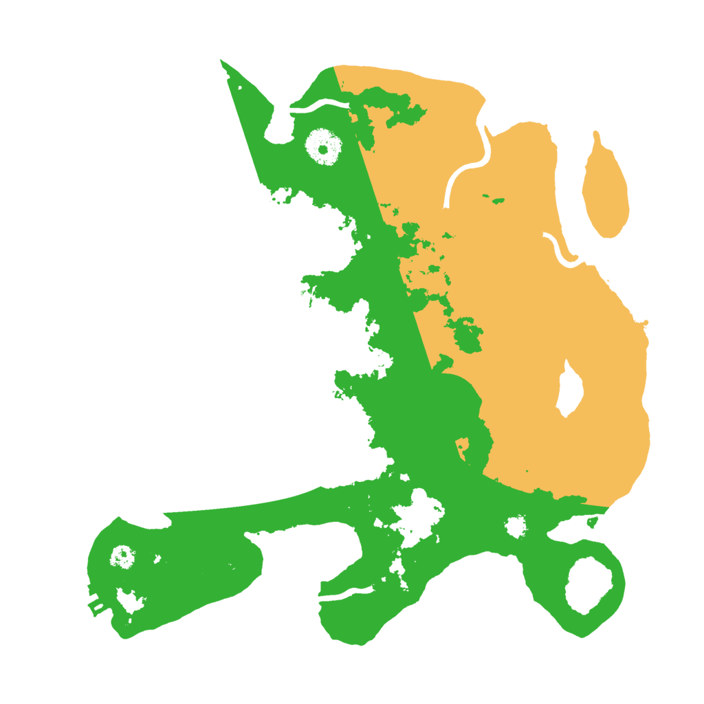 Biome Rust Map: Procedural Map, Size: 3000, Seed: 9087727