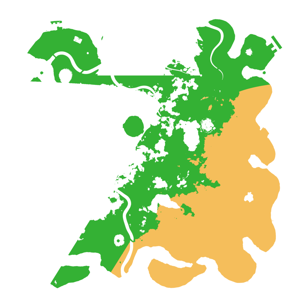 Biome Rust Map: Procedural Map, Size: 4050, Seed: 1538429266