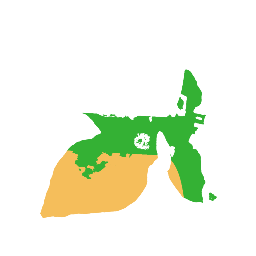 Biome Rust Map: Procedural Map, Size: 1600, Seed: 18