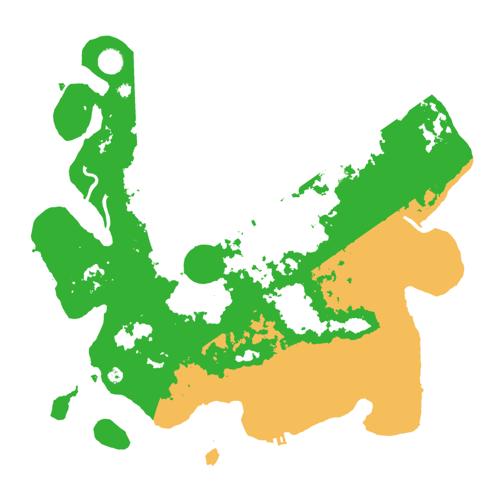 Biome Rust Map: Procedural Map, Size: 3500, Seed: 2126393230