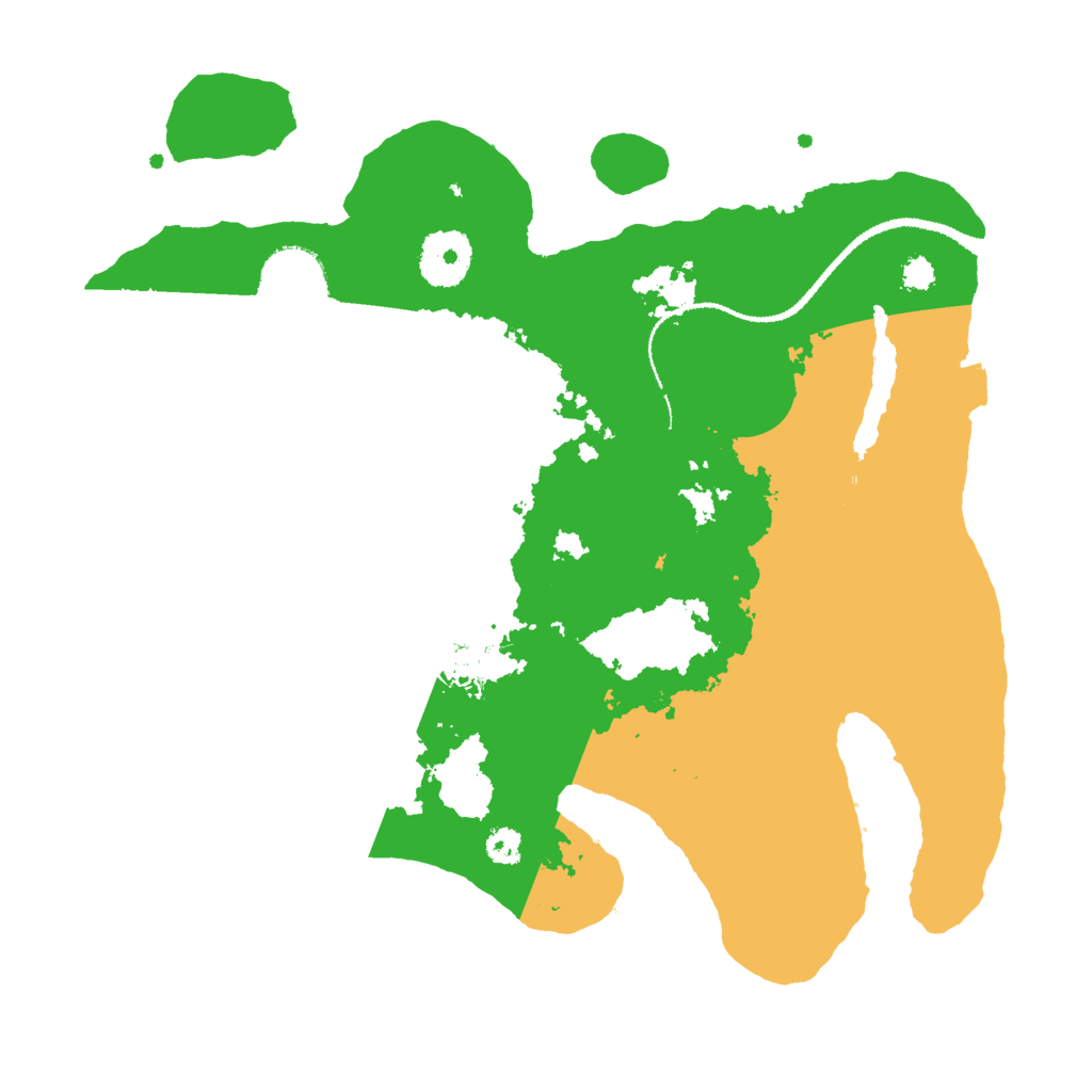 Biome Rust Map: Procedural Map, Size: 3000, Seed: 23724