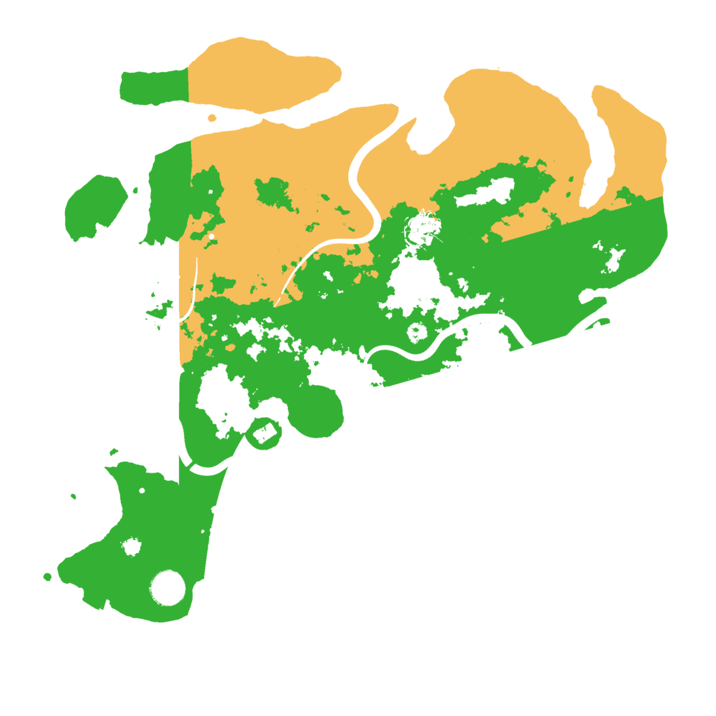 Biome Rust Map: Procedural Map, Size: 3600, Seed: 1525785330