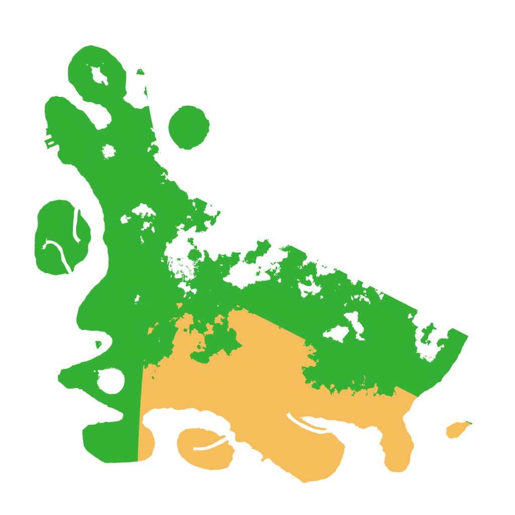 Biome Rust Map: Procedural Map, Size: 3500, Seed: 297456