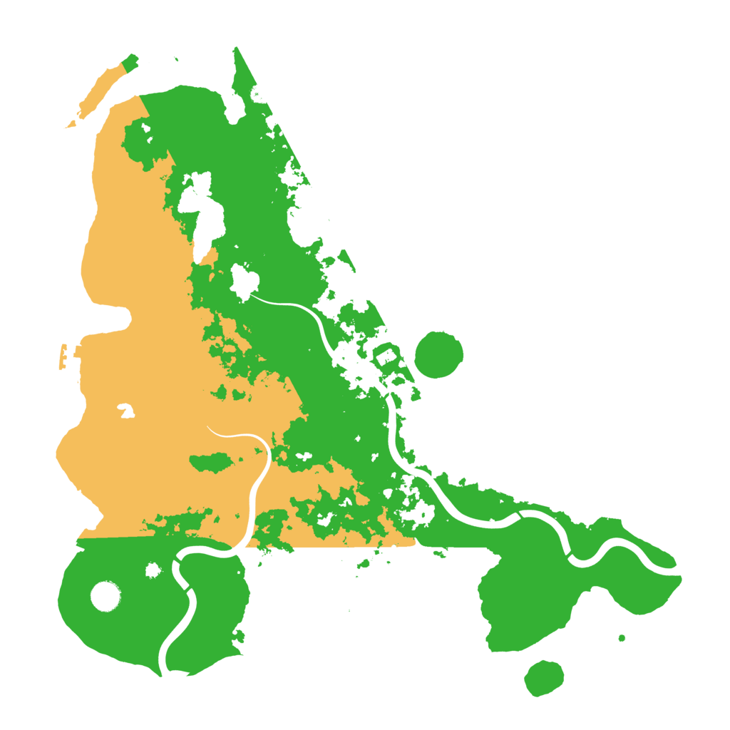 Biome Rust Map: Procedural Map, Size: 4300, Seed: 956668