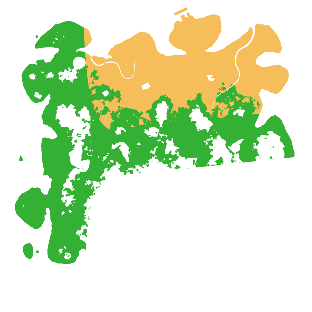 Biome Rust Map: Procedural Map, Size: 4500, Seed: 67890