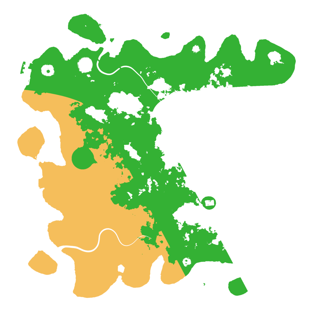 Biome Rust Map: Procedural Map, Size: 3850, Seed: 909863988