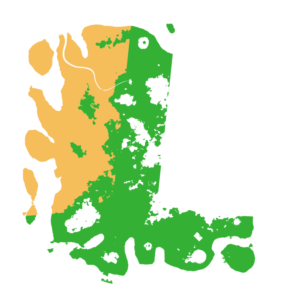 Biome Rust Map: Procedural Map, Size: 3850, Seed: 521346475
