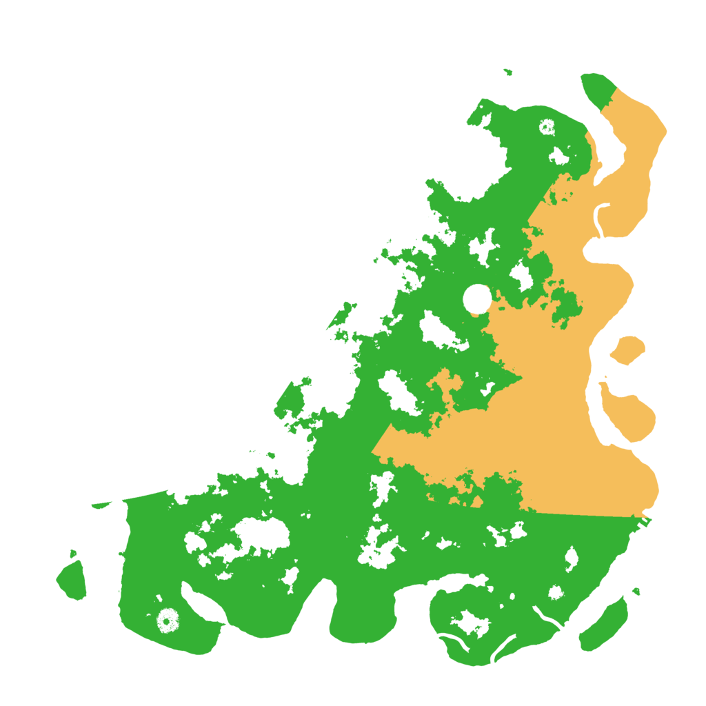 Biome Rust Map: Procedural Map, Size: 4500, Seed: 80447