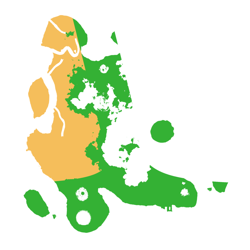 Biome Rust Map: Procedural Map, Size: 3000, Seed: 2054026805