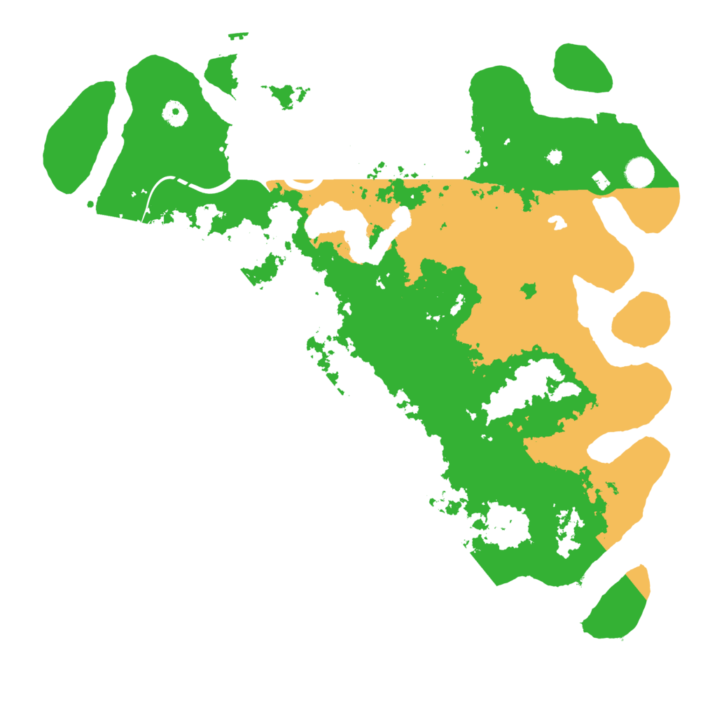 Biome Rust Map: Procedural Map, Size: 4300, Seed: 55797