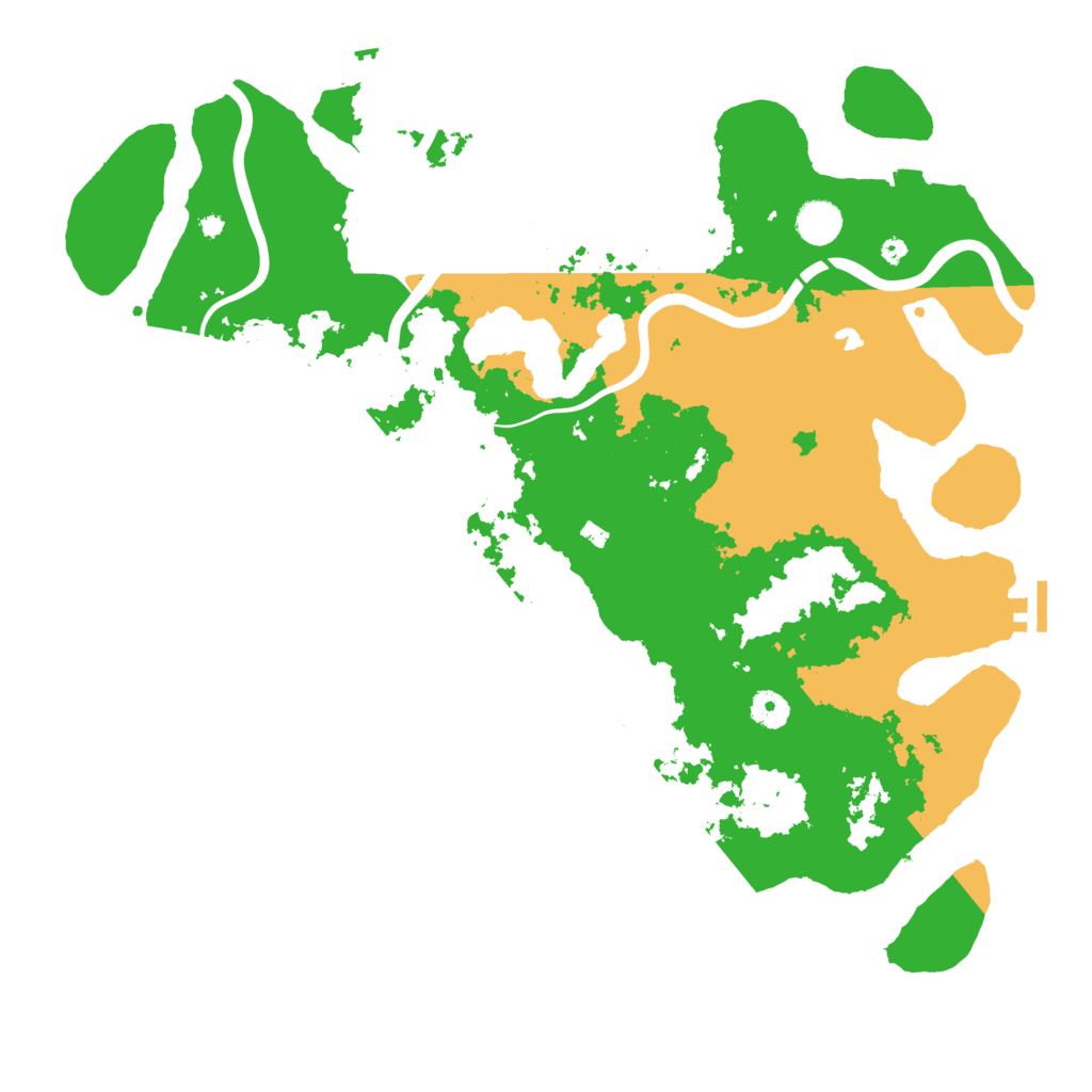 Biome Rust Map: Procedural Map, Size: 4300, Seed: 55797