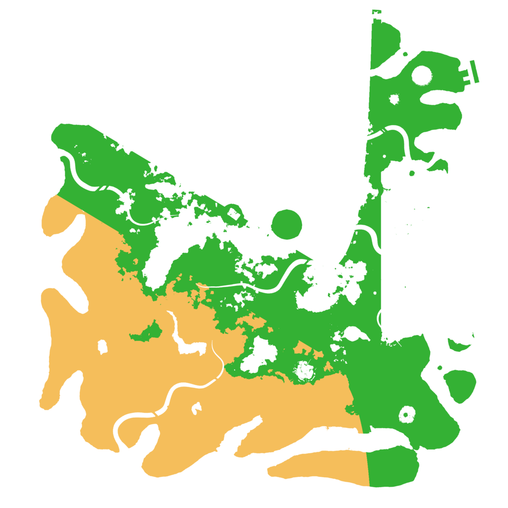 Biome Rust Map: Procedural Map, Size: 4500, Seed: 14234