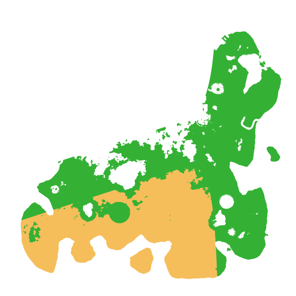 Biome Rust Map: Procedural Map, Size: 3700, Seed: 1228747179