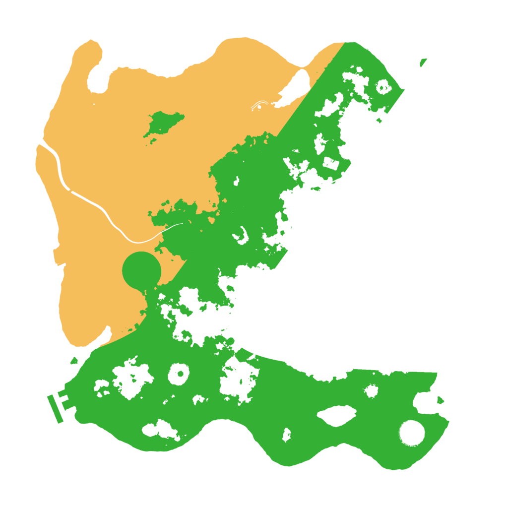 Biome Rust Map: Procedural Map, Size: 3500, Seed: 507927627