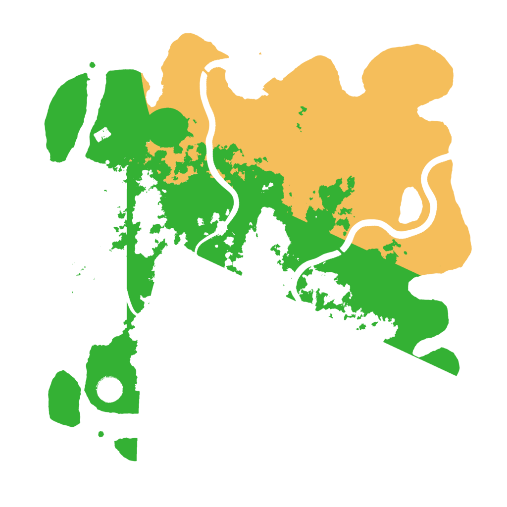 Biome Rust Map: Procedural Map, Size: 3500, Seed: 82701545