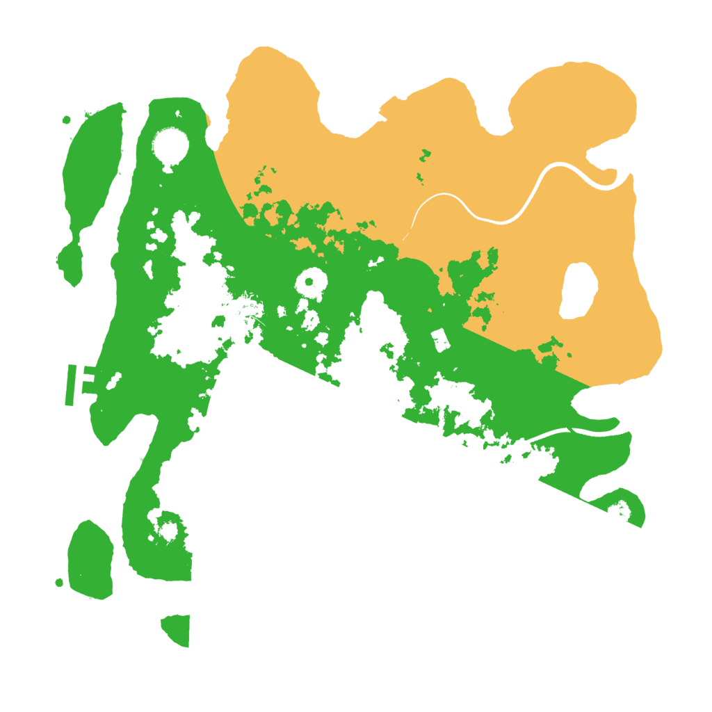 Biome Rust Map: Procedural Map, Size: 3500, Seed: 82701545