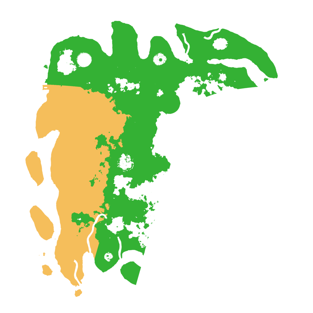 Biome Rust Map: Procedural Map, Size: 3850, Seed: 298739
