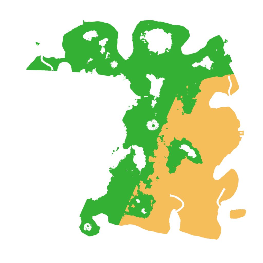 Biome Rust Map: Procedural Map, Size: 3500, Seed: 22636