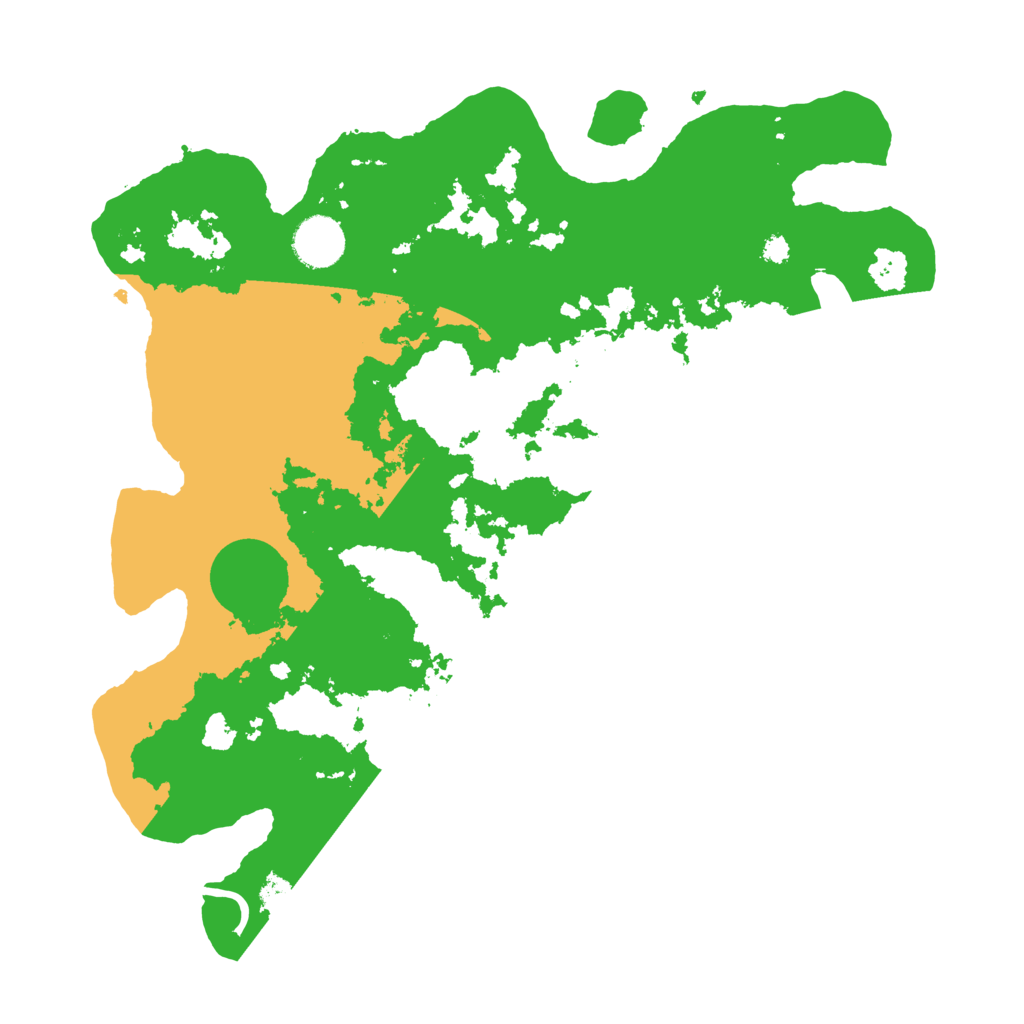 Biome Rust Map: Procedural Map, Size: 3500, Seed: 113636697