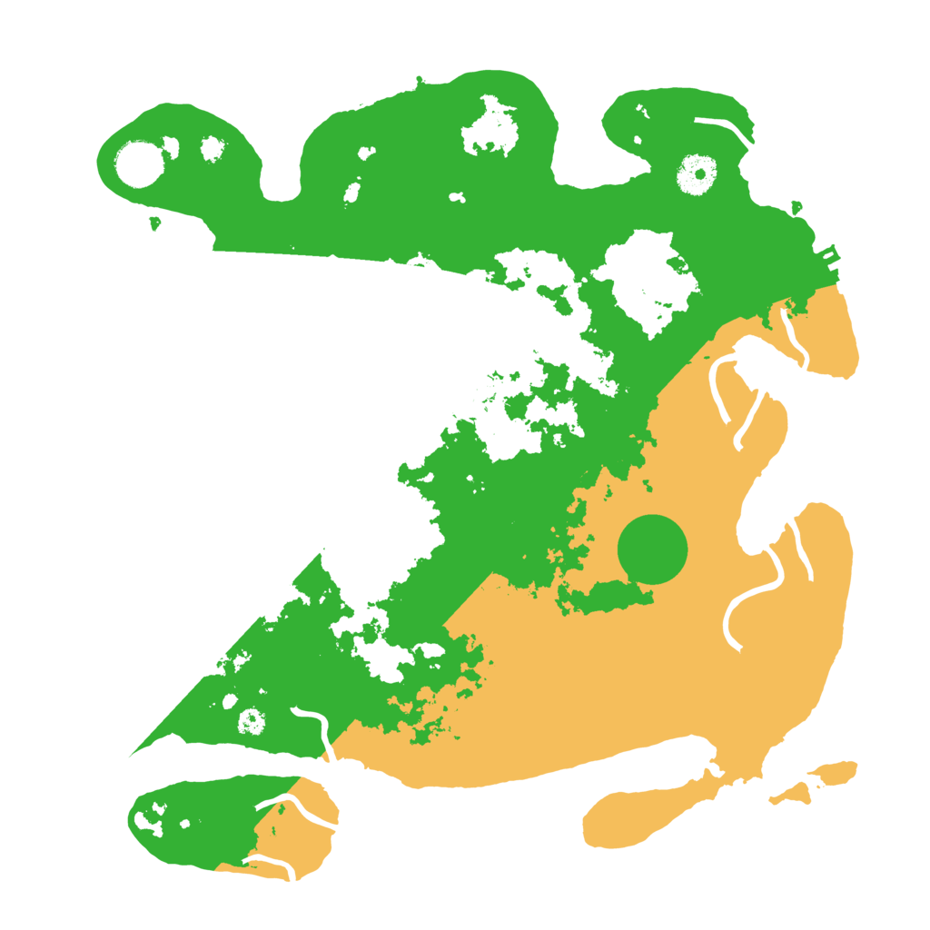 Biome Rust Map: Procedural Map, Size: 3500, Seed: 603289075