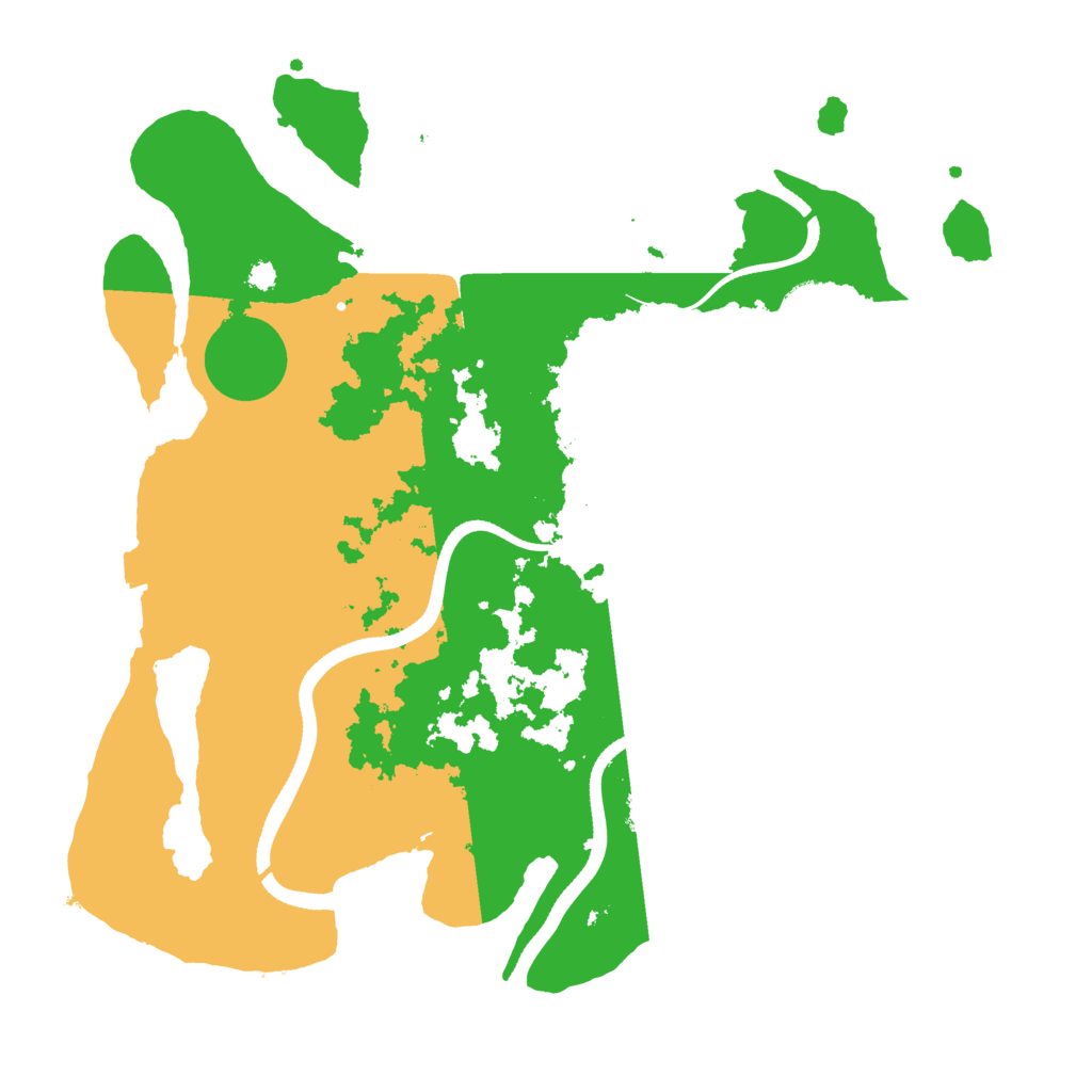 Biome Rust Map: Procedural Map, Size: 3500, Seed: 2104523808