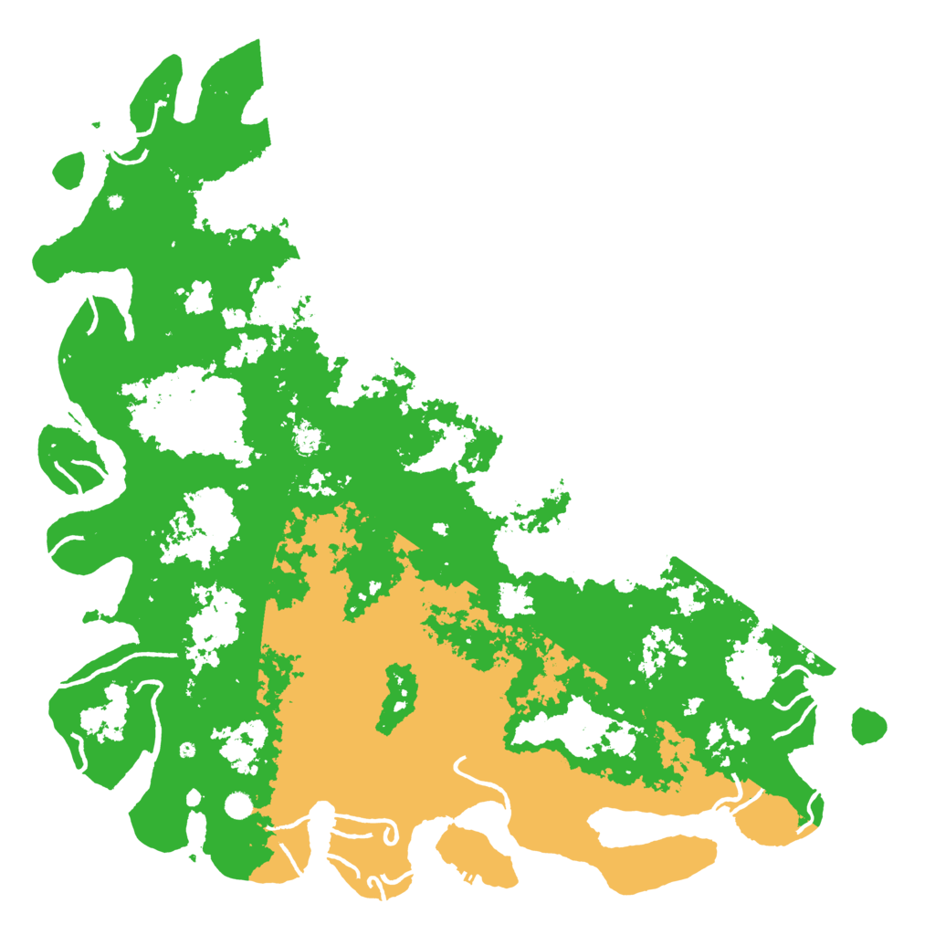 Biome Rust Map: Procedural Map, Size: 6000, Seed: 361366911