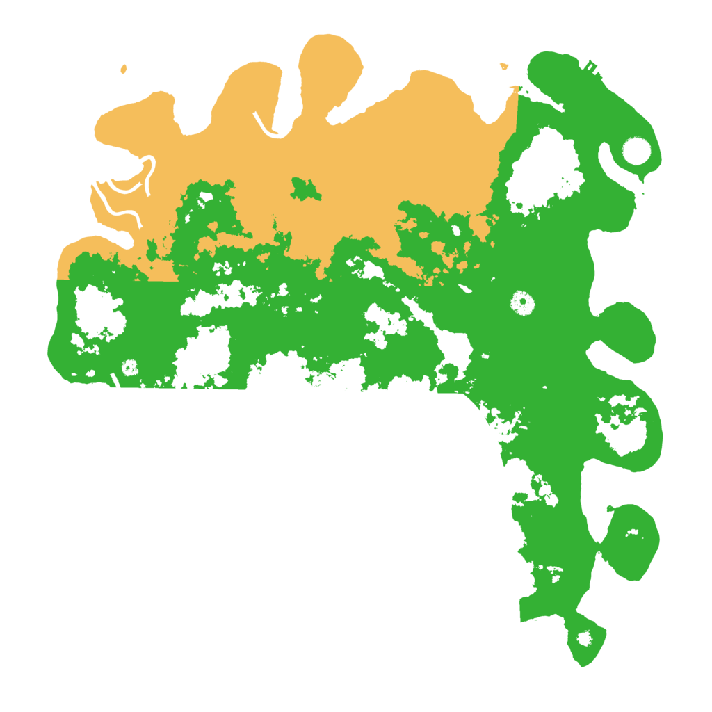Biome Rust Map: Procedural Map, Size: 4500, Seed: 1260307511