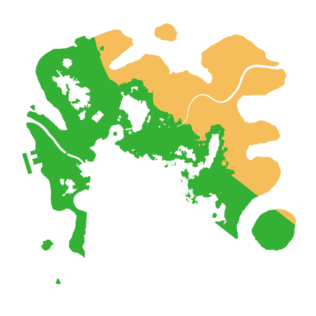 Biome Rust Map: Procedural Map, Size: 3000, Seed: 1813714862