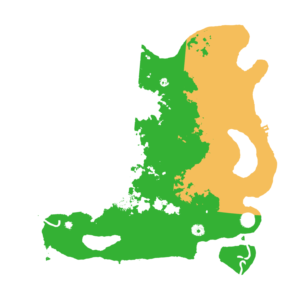 Biome Rust Map: Procedural Map, Size: 3500, Seed: 665132234