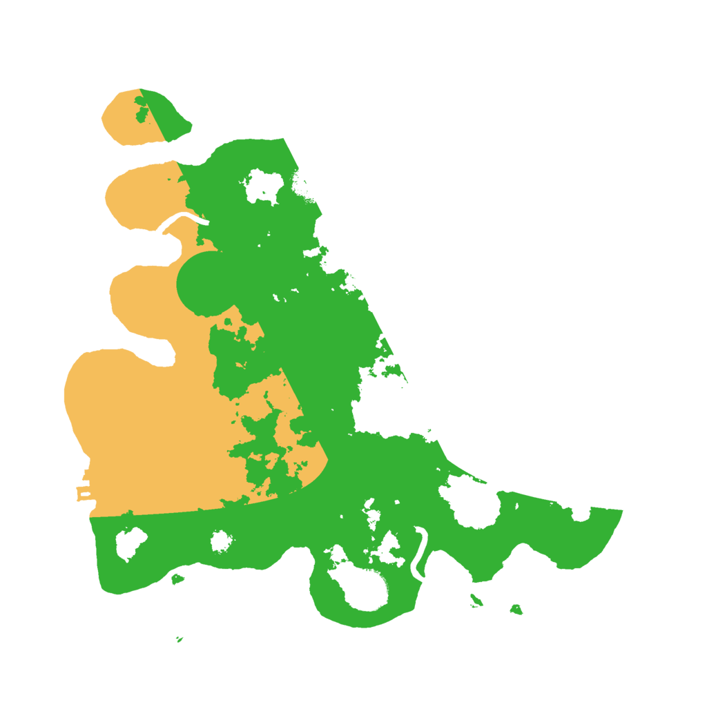 Biome Rust Map: Procedural Map, Size: 3000, Seed: 2441060