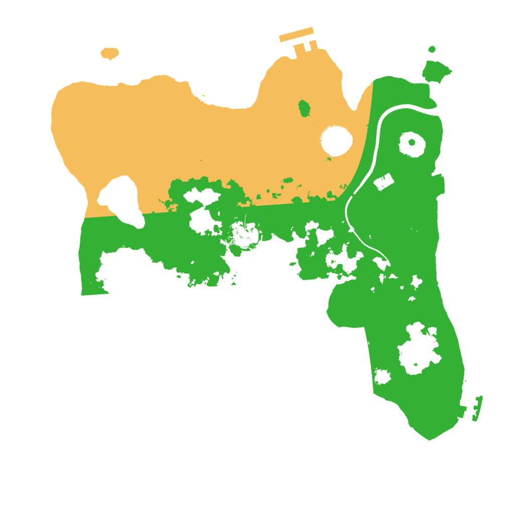 Biome Rust Map: Procedural Map, Size: 3000, Seed: 3824