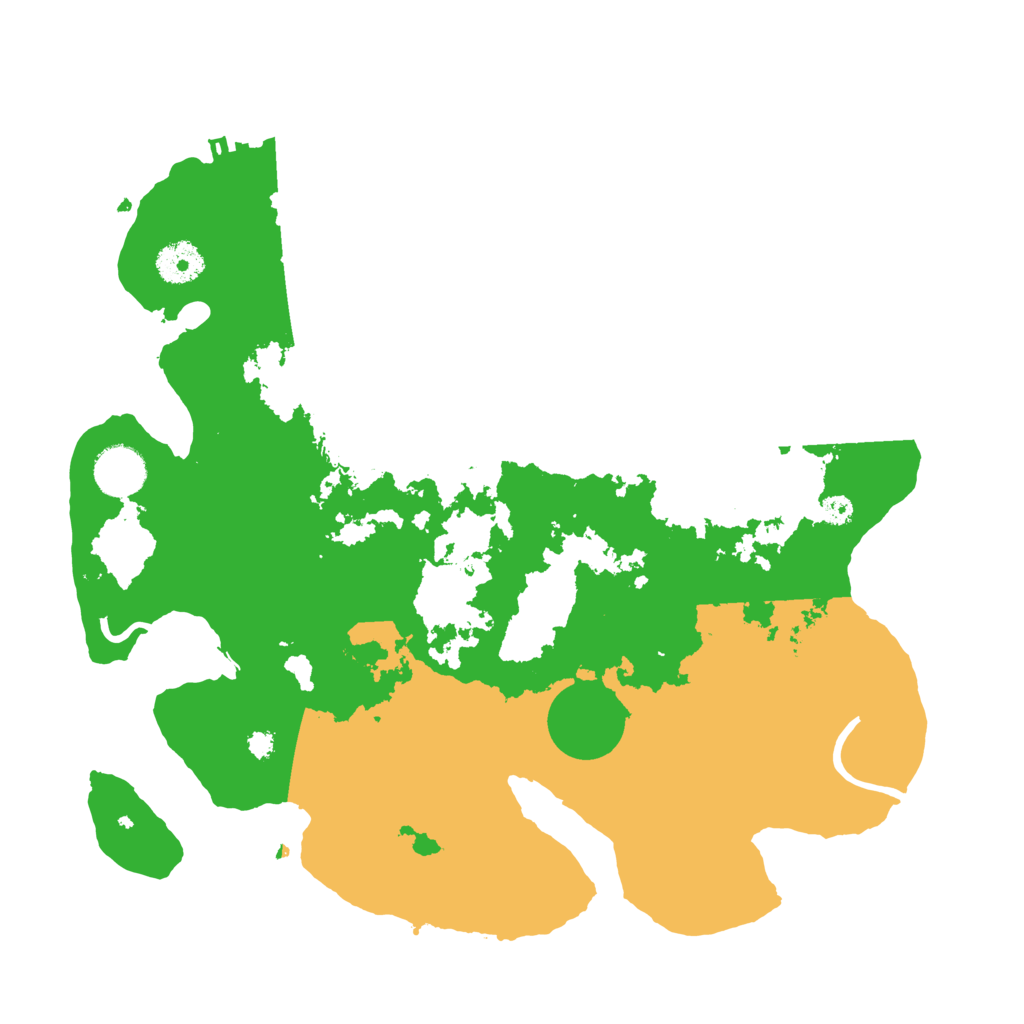 Biome Rust Map: Procedural Map, Size: 3500, Seed: 2142376831