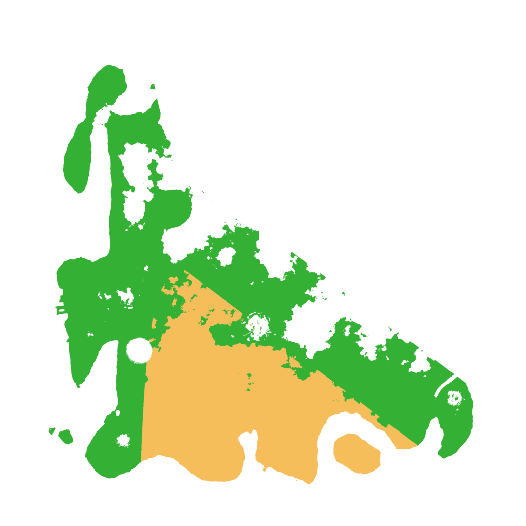 Biome Rust Map: Procedural Map, Size: 3700, Seed: 364133854