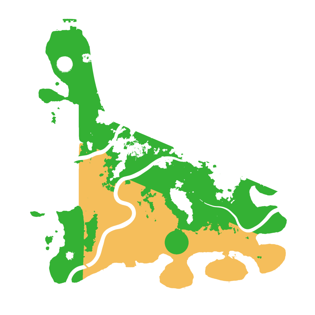 Biome Rust Map: Procedural Map, Size: 3500, Seed: 901626635