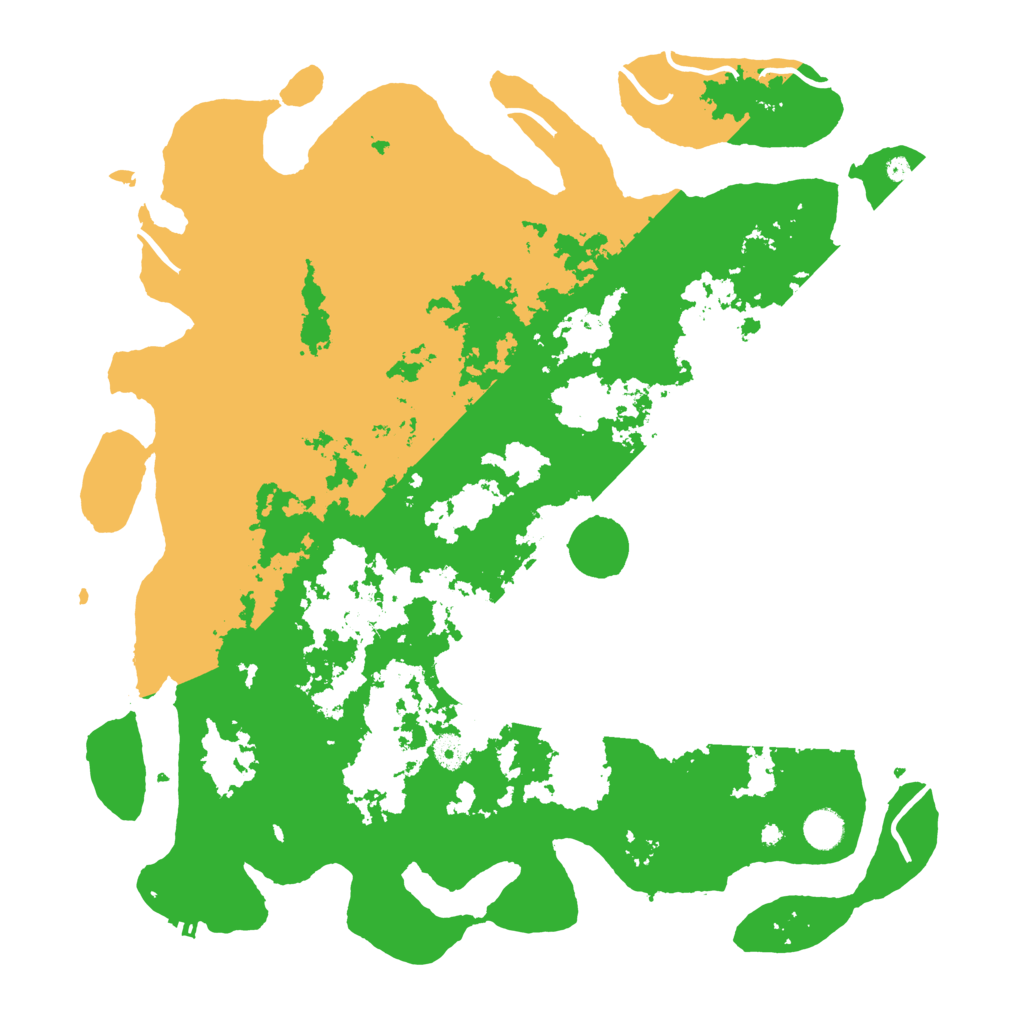 Biome Rust Map: Procedural Map, Size: 4500, Seed: 738241791